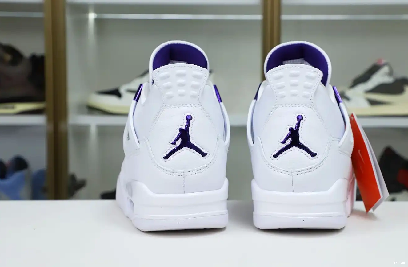 4 JORDAN METALLIC PURPLE AIR 0503